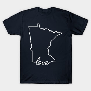 Minnesota Home - Land of 10000 Lakes - Love Minnesota T-Shirt